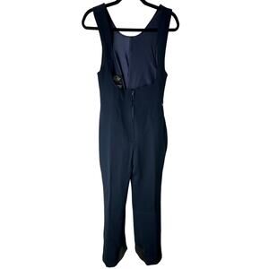 Roffe Skiwear Made in The USA Navy Sexy Bibs Snow Pants Gorpcore Outdoorsy